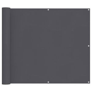 vidaXL Balkonsko platno antracitno 90x800 cm 100 % poliestrski oxford