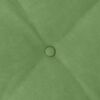 vidaXL Poglavni vzglavnik Svetlo zelena 60 x 50 cm Žametna tkanina