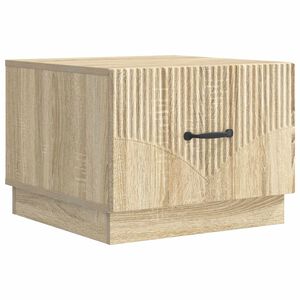 vidaXL Klubska miza Sonoma hrast 49 x 50 x 37 cm Inženirski les