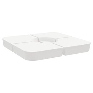 vidaXL Komplet podstavka za senčnik za križna stojala 100 kg PP