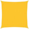 vidaXL Senčno jadro 160 g/m&sup2; rumeno 3,6x3,6 m HDPE
