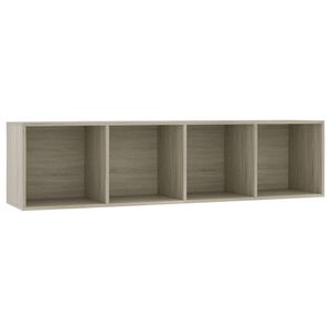 vidaXL Knjižna / TV omara sonoma hrast 143x30x36 cm