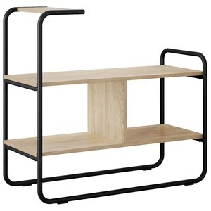 vidaXL Konzolna miza Sonoma hrast 80 x 35 x 75 cm Inženirski les