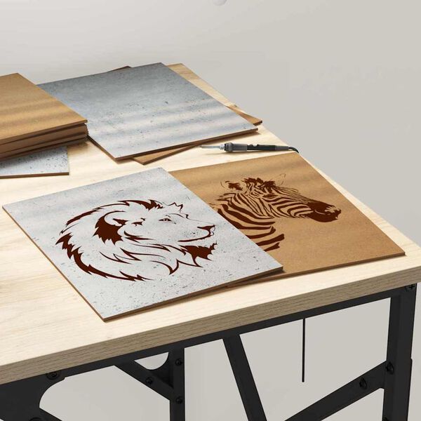 vidaXL Dekorativni paneli 150 pcs Betonsko siva 15 x 21 x 0.27 cm