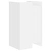 vidaXL Komoda bela 45x35x75 cm inženirski les