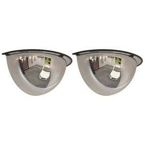 vidaXL Panoramsko prometno ogledalo 2 kosa &Oslash;40 cm akril