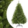 vidaXL Umetno Zložljivo Božično Drevo 120 cm PVC Svetlo zelena