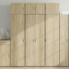 vidaXL Visoka omara sonoma hrast 70x42,5x185 cm inženirski les