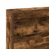 vidaXL Skladi&scaron;čni naslon Dimljeni hrast 160 cm Konstruiran les