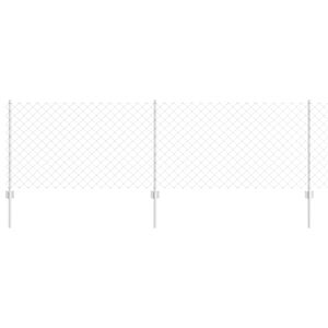 vidaXL Veriga Povezovalna Ograja s Stebrom 25 x 0,8 m (&Scaron; x V)