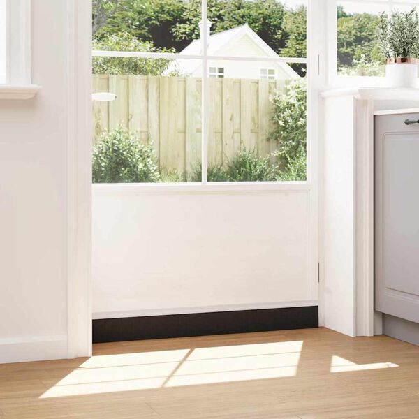 vidaXL Samolepljiva tesnila za vrata 2 pcs Bela 100 cm