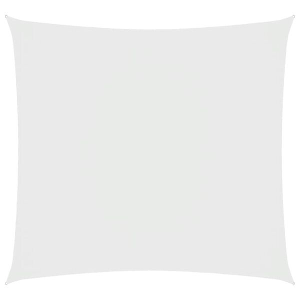 vidaXL Senčno jadro oksford blago kvadratno 4,5x4,5 m belo