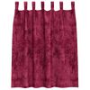 vidaXL Velvete zavese 2 pcs Vinorodna rdeča 140 x 140 cm Žamet