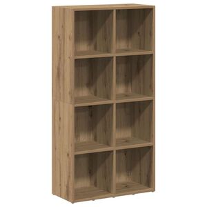 vidaXL Knjižna omara artisan hrast 66x30x130 cm inženirski les