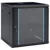 vidaXL Stenska omrežna omarica 12U 19" IP20 600x600x640 mm