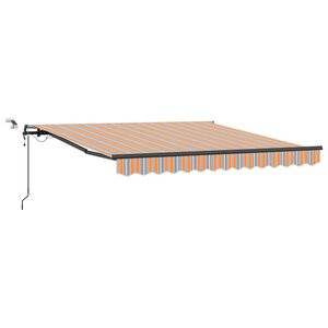 vidaXL Tkanina za senčnik z večbarvno 300 x 250 cm Poliester