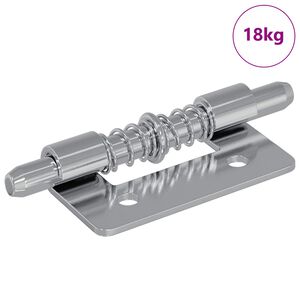 vidaXL Zaponka 1800 pcs srebrna 46 x 17 x 1,2 mm Jeklo