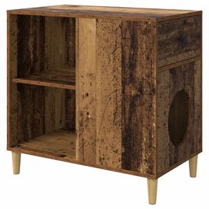 vidaXL Mačja hi&scaron;a Star les 72 x 42.5 x 70 cm Konstruiran les