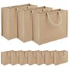 vidaXL Jutene torbe 10 pcs Naravna 42 x 33 x 19 cm 100% Tossa juta