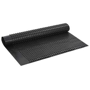 vidaXL Dimpled Drenažni List Črna 1 x 10 m HDPE