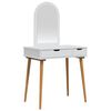 vidaXL Komplet toalet FAUSKE 2 pcs Bela 76 x 50 x 143 cm