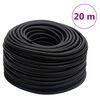 vidaXL Hibridna zračna cev črna 0,6" 20 m guma in PVC