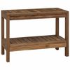 vidaXL Stranska miza za kopalnico Naravna 60 x 30 x 45 cm