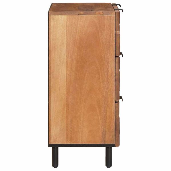 vidaXL Strani &scaron;al Acacia rjav fini&scaron; 60 x 33 x 75 cm Masiven les manga