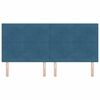 vidaXL Vzglavje z vzglavjem Temno modra 200 cm Umjetno usnje