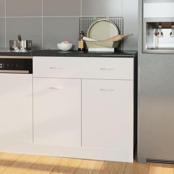 vidaXL Kuhinjski pult črn z granitno teksturo 80x60x2,8 cm iverna pl.