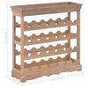vidaXL Omarica za vino MDF 70x22,5x70,5 cm rjava