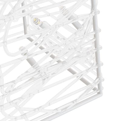 vidaXL Akrilni okrasni LED stožec hladno bel 90 cm