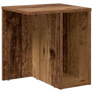 vidaXL Stranska miza Star les 37 x 32 x 40 cm Inženirski les