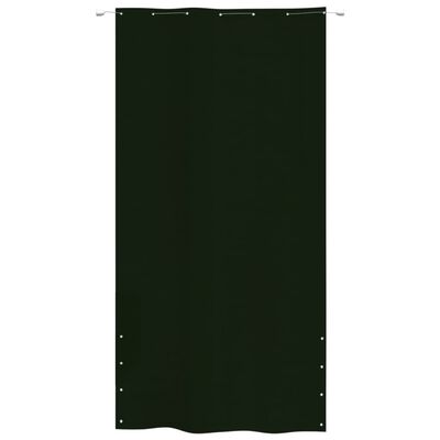 vidaXL Balkonsko platno temno zeleno 140x240 cm tkanina Oxford