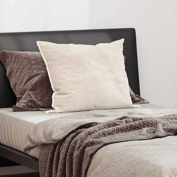 vidaXL Vzglavnik z blazino Bela 61 x 41 x 20 cm Poliester