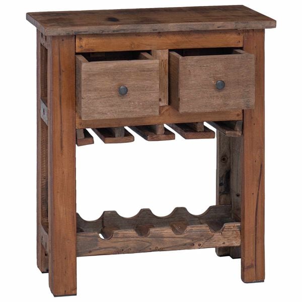 vidaXL Za omarice Rjava 60 x 30 x 70 cm Trdna obnovljena les