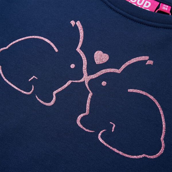 Otroški pulover mornarsko modra 116