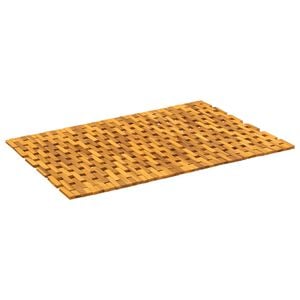 vidaXL Kopalni&scaron;ke preproge Naravna 65 x 100 cm Masiven les akacije