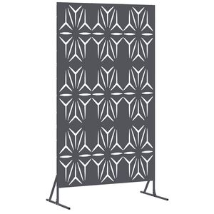 vidaXL Zaslonska za&scaron;čita 100 x 50 x 180 cm Jeklo Antracit