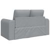 vidaXL Sofa postelja 60cm Svetlo siva blago