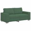 vidaXL Dvosed temno zelen 180x77x82 cm žametno blago