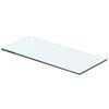 vidaXL Polica Prosojno Steklo 40x12 cm
