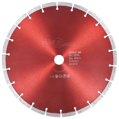 vidaXL Diamantni rezalni disk iz jekla 300 mm