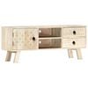 vidaXL TV omarica 110x30x44 cm trden mangov les