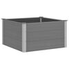 vidaXL Visoka greda WPC 100x100x54 cm siva