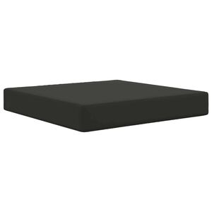 vidaXL Zunanja blazina za kavč Poliester Črna 60 x 60 cm