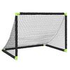 vidaXL Otro&scaron;ki nogometni gol zložljiv črn 90x64x64 cm