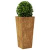 vidaXL Garden Planter 35x35x75 cm Vremensko odporno jeklo