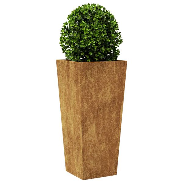 vidaXL Garden Planter 35x35x75 cm Vremensko odporno jeklo