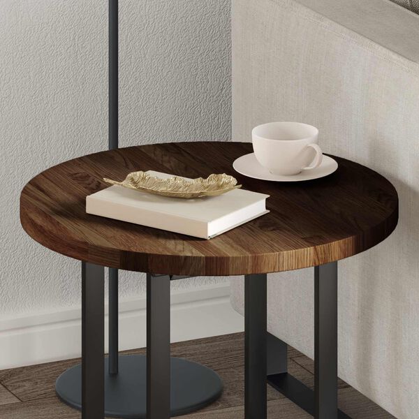 vidaXL Nepremična povr&scaron;ina Svetlo rjava &Oslash; 50 x 2,5 cm